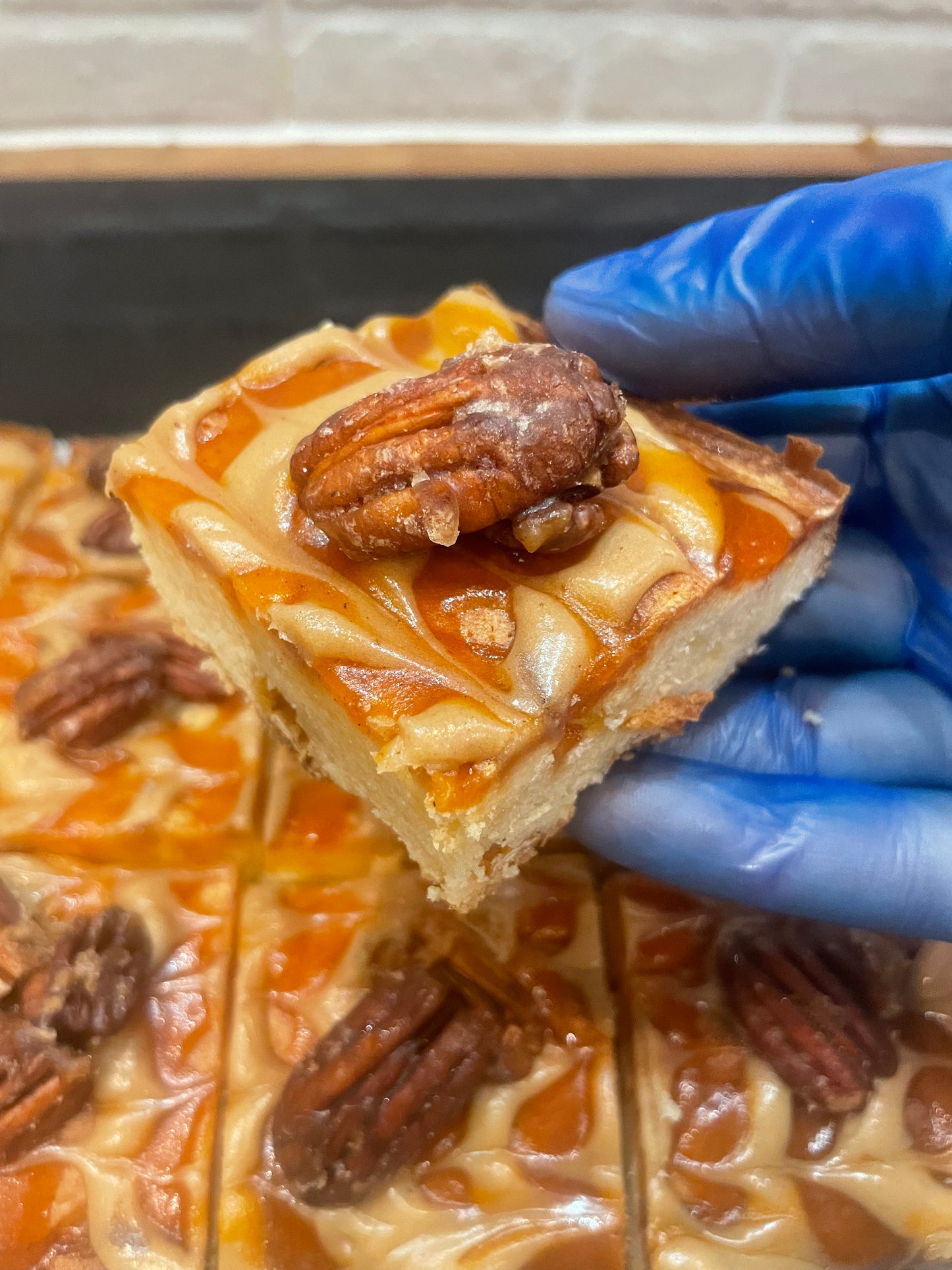 Pecan and Pumpkin Spiced Blondie