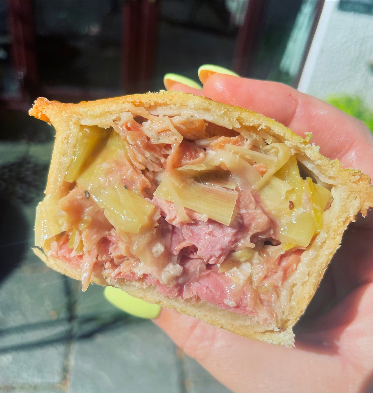 Pulled Gammon & Leek Pie
