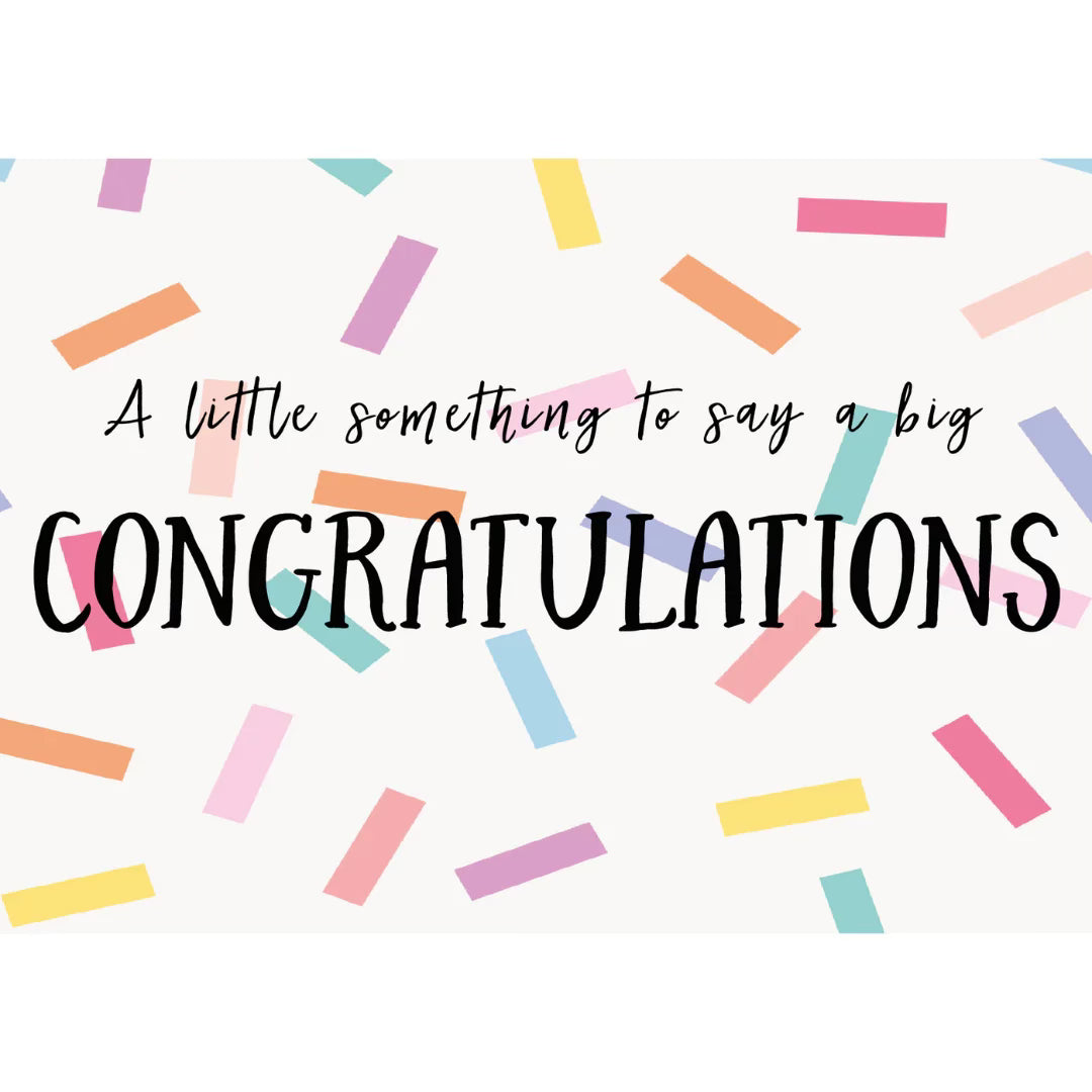 Edible Print - Congrats Confetti
