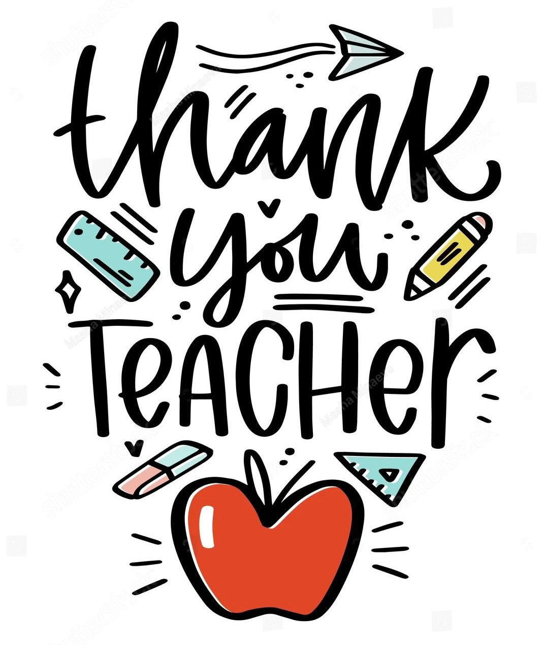 Edible Print - Thank You Teacher