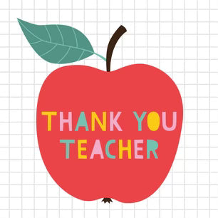 Edible Print - Thank You Teacher Apple