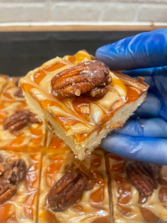 Pecan and Pumpkin Spiced Blondie