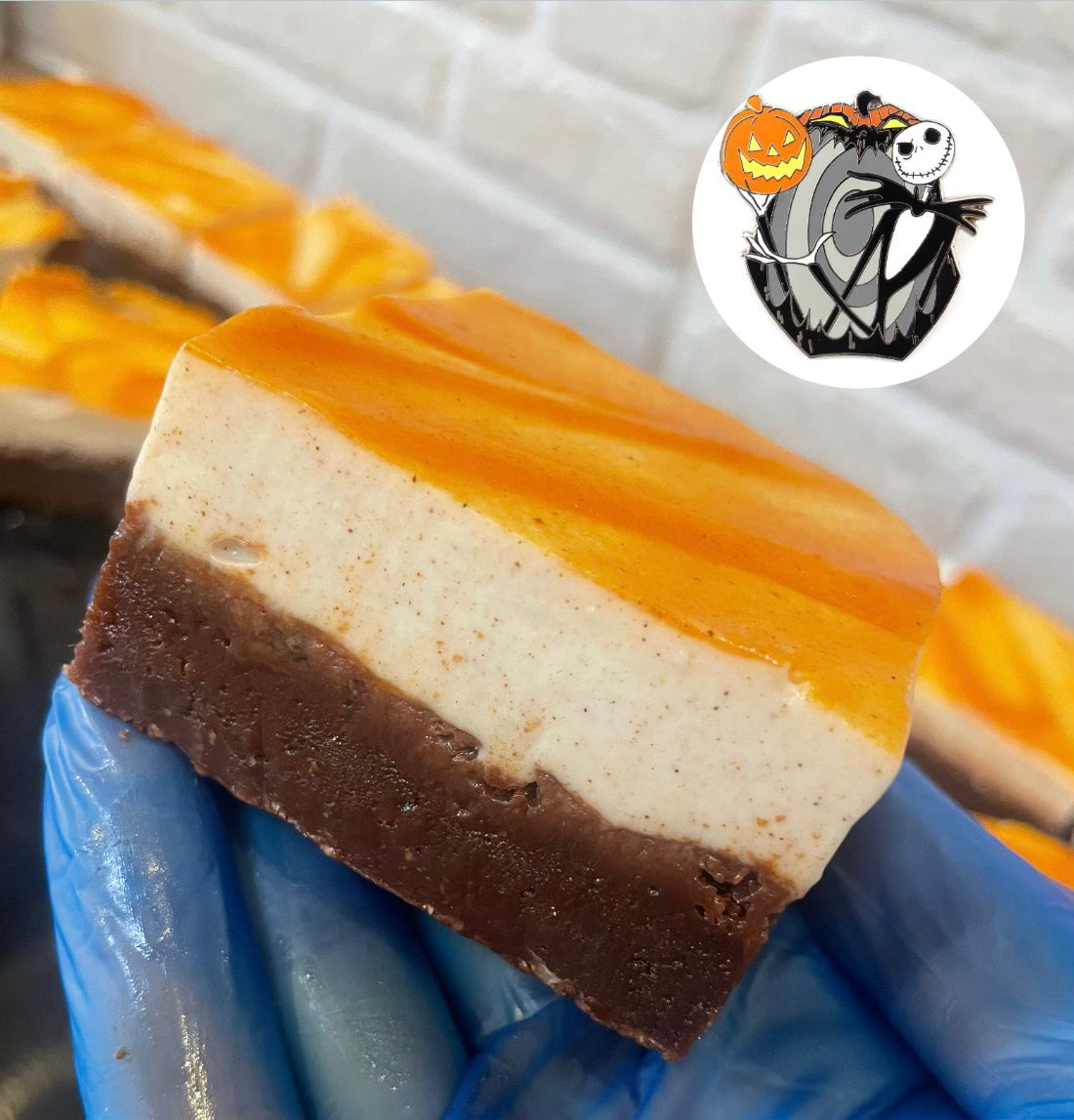 Pumpkin Spiced Cheesecake Brownie