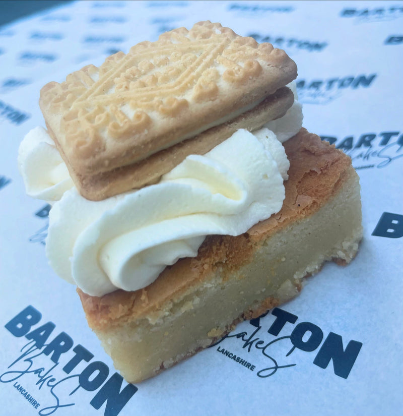 Custard Cream Blondie