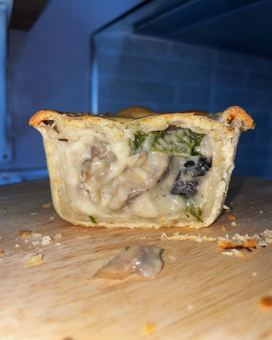 Creamy Garlic Mushroom Pie