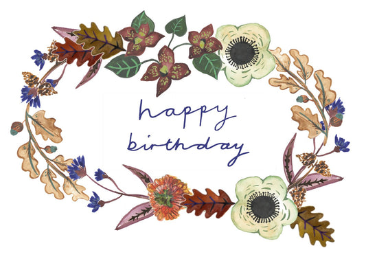 Edible Print - Birthday Autumn