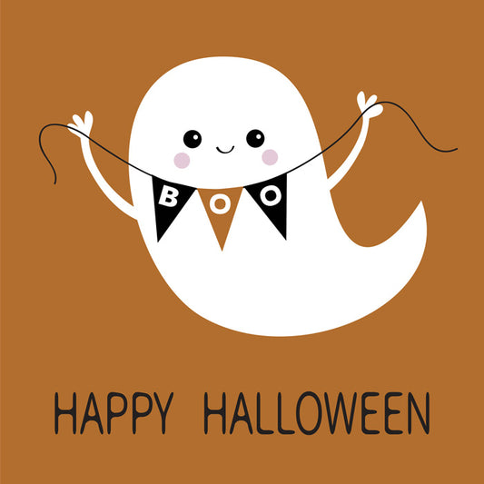Edible Print - Halloween Boo