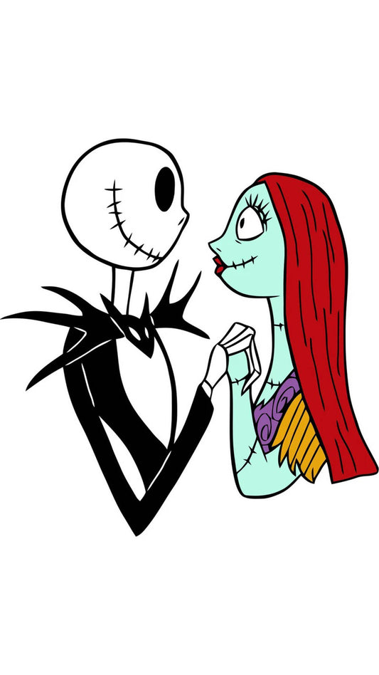 Edible Print - Halloween Jack Sally Simple