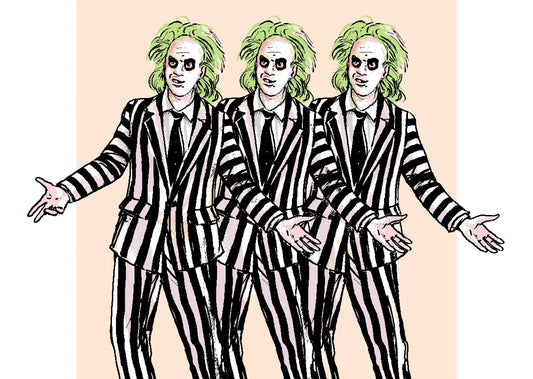 Edible Print - Halloween Beetlejuice x3