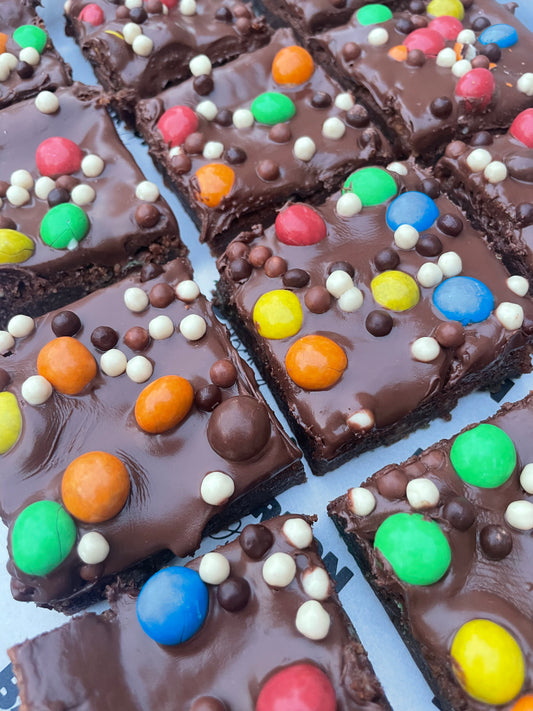 Crispy M&M Brownie
