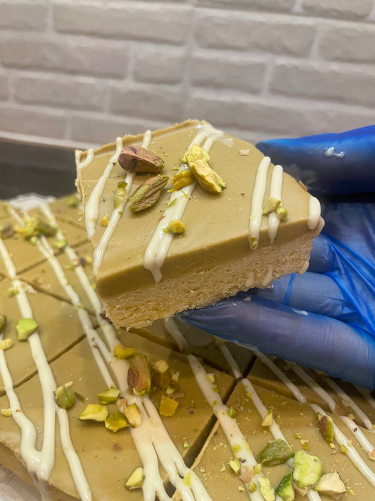 Pistachio and White Chocolate Biccy