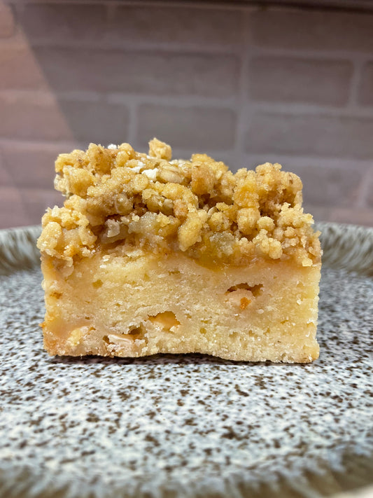 Toffee Apple Crumble Blondie