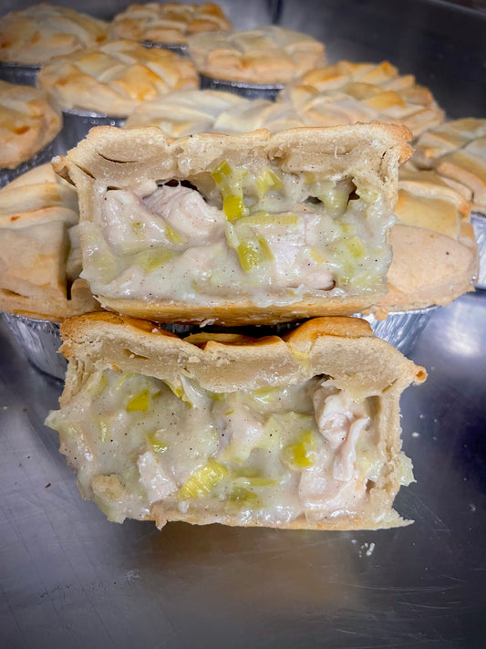 Creamy Chicken & Leek Pie