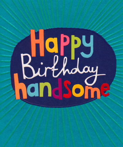 Edible Print - Birthday Handsome