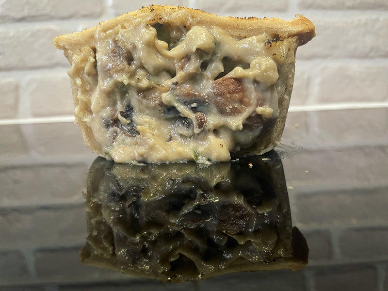 Creamy Garlic Mushroom & Stilton Pie