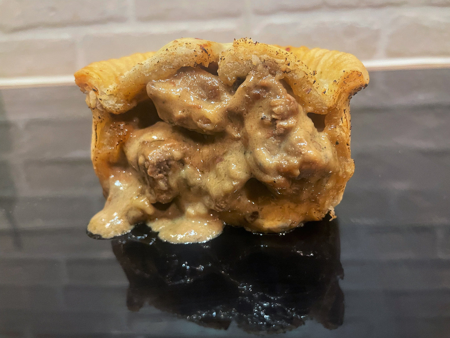 Peppered Steak & Stilton Pie